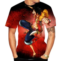 T Shirt One Piece Luffy Aventure