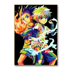 Poster Hunter X Hunter Kirua Et Gon Pop Art