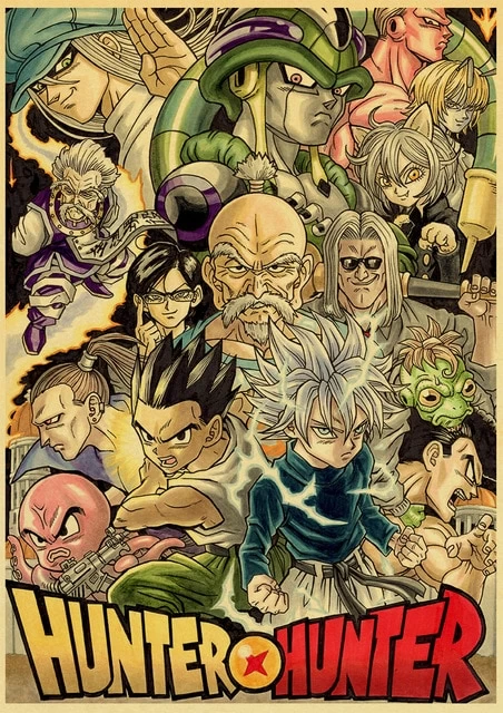 Poster Hunter X Hunter Style DBZ