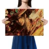 Poster One Piece Ace Aux Poings Ardents