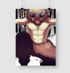 Poster Demon Slayer Inosuke