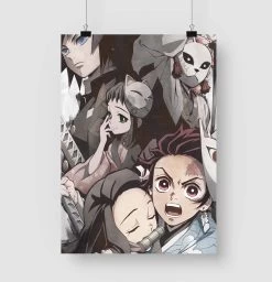 Poster Demon Slayer Personnages