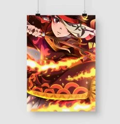 Poster Demon Slayer Tanjirou Danse Du Feu