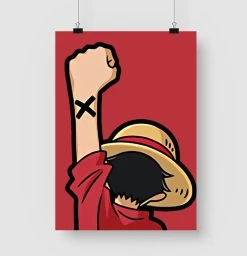 Poster One Piece Luffy Les Adieux à Alabasta