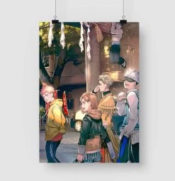 Poster Personnages Jujutsu Kaisen
