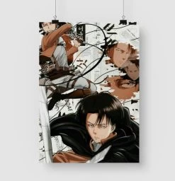 Poster SNK Livaï Mosaïque