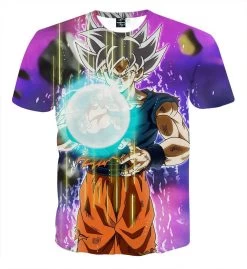 T Shirt Dragon Ball Super Goku Ultra Instinct Full Power
