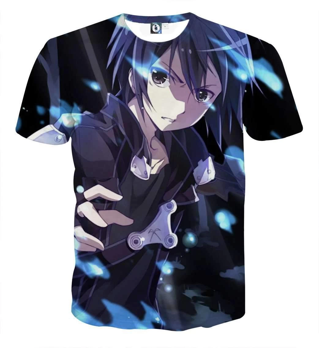 T Shirt Sword Art Online Kirito Portrait