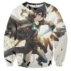 Sweat Sword Art Online Kirito Attack