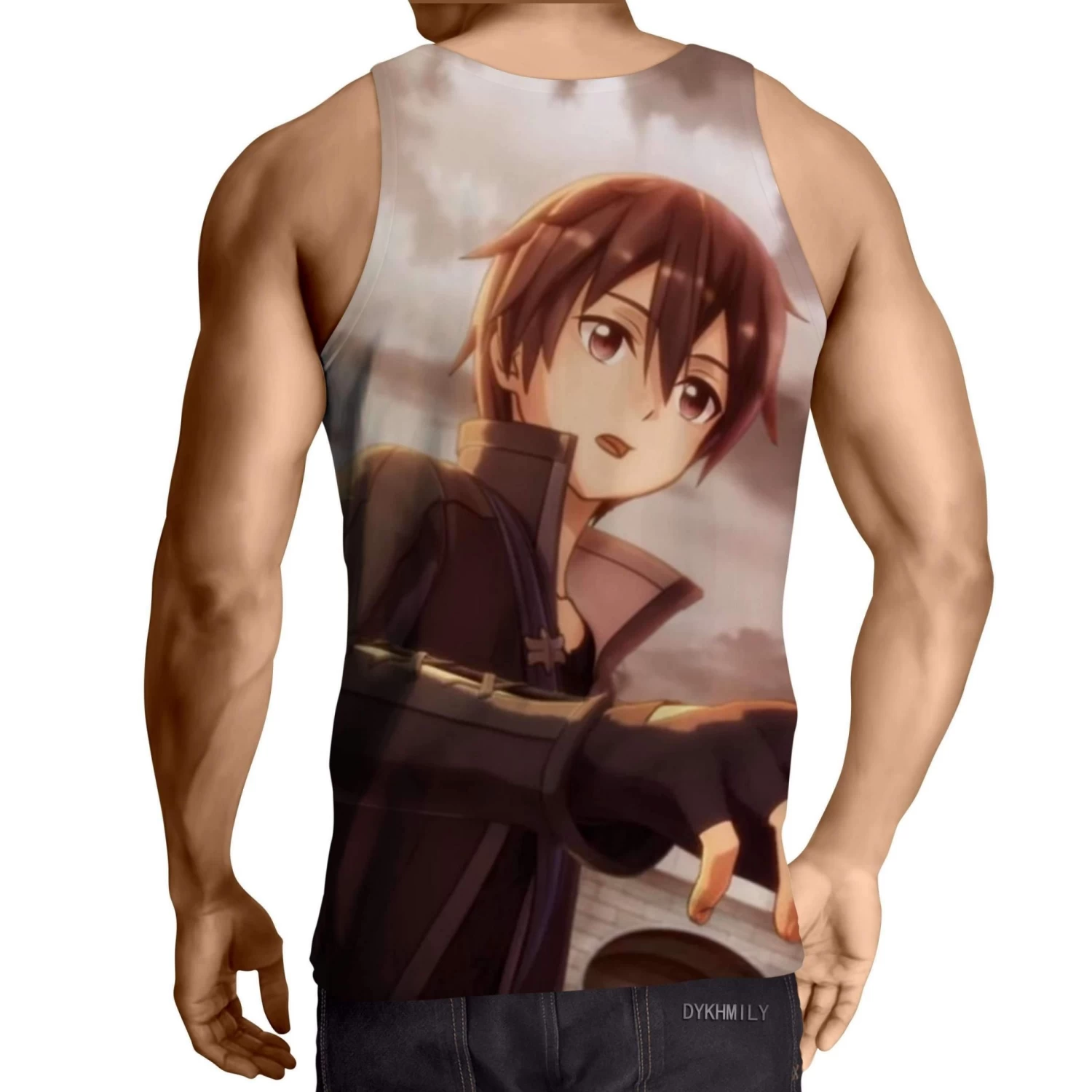 Débardeur 3D All Over Sword Art Online Kirito Fight 2 – Image 2