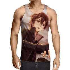Débardeur 3D All Over Sword Art Online Kirito Fight 2
