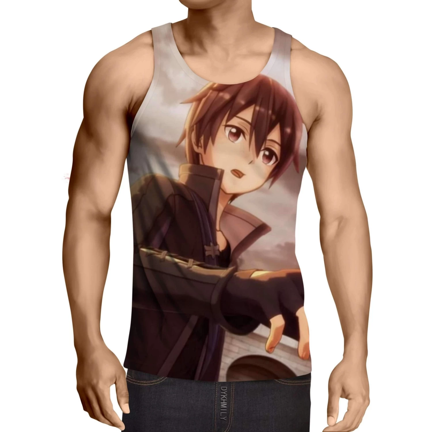 Débardeur 3D All Over Sword Art Online Kirito Fight 2