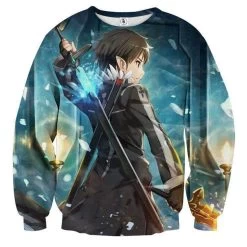 Sweat Sword Art Online Kirito Battle