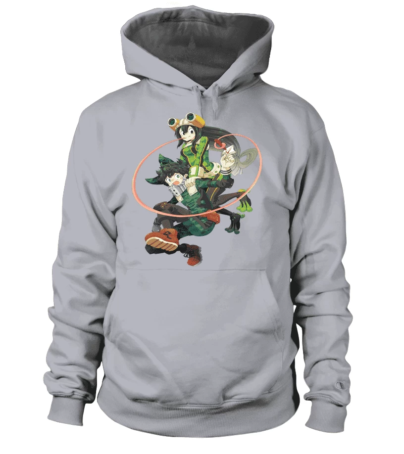 Pull My Hero Academia Deku Et Tsuyu – Image 5