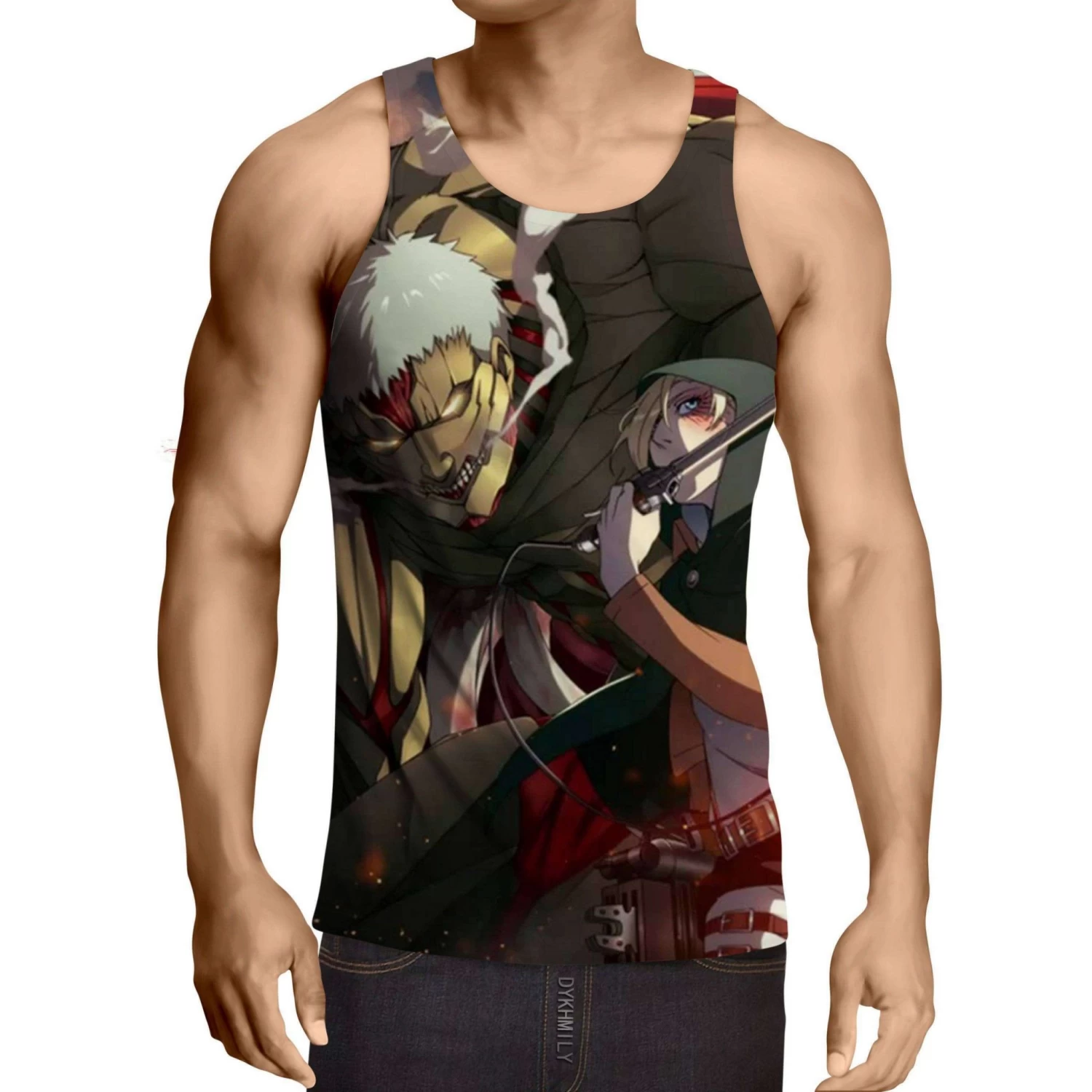 Débardeur 3D All Over Attack On Titans Armored Titan X Annie