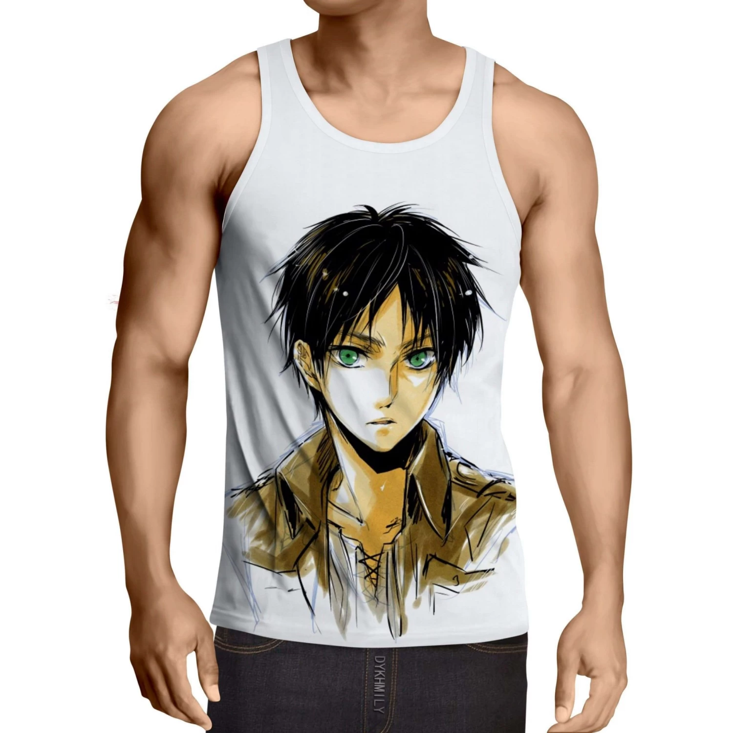 Débardeur 3D All Over Attack On Titans Eren