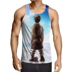 Débardeur 3D All Over Attack On Titans Eren Jaeger