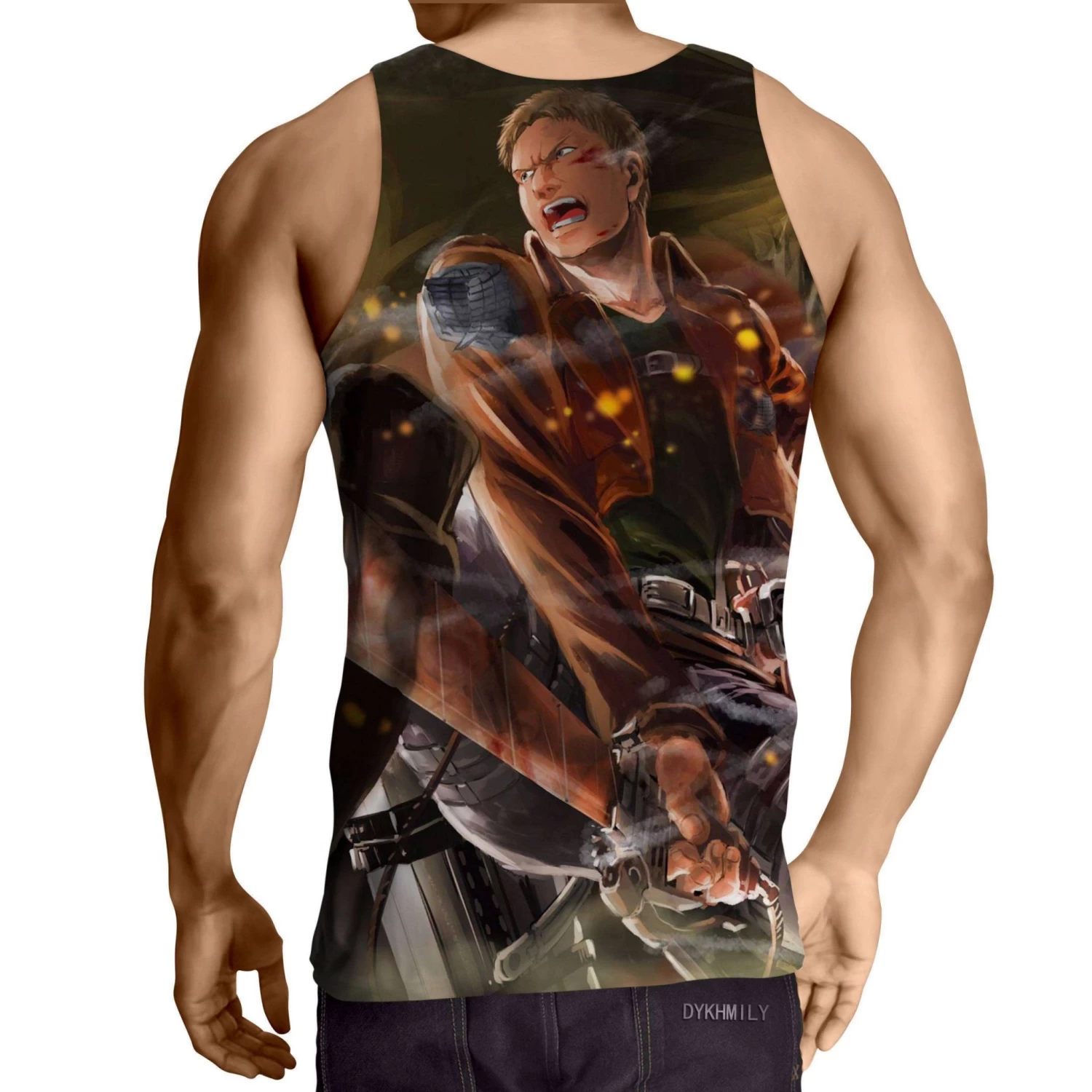 DĂ©bardeur 3D All Over Attack On Titans Reiner â Image 2