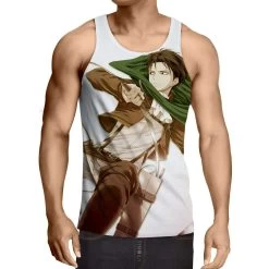 Débardeur 3D All Over Attack On Titans Rivaille Attack
