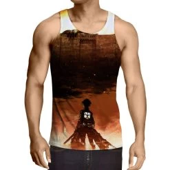 Débardeur 3D All Over Attack On Titans Wall