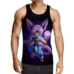 Débardeur 3D All Over Dragon Ball Super Beerus