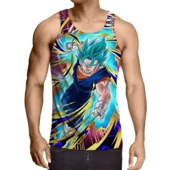 Débardeur 3D All Over Dragon Ball Super Vegeto Attack