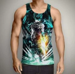 Débardeur 3D All Over Dragon Ball Super Vegeto Attack