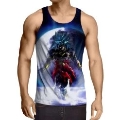 Débardeur 3D All Over Dragon Ball Z Broly Moon