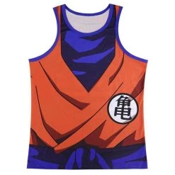 Débardeur 3D All Over Dragon Ball Z Tenue Goku