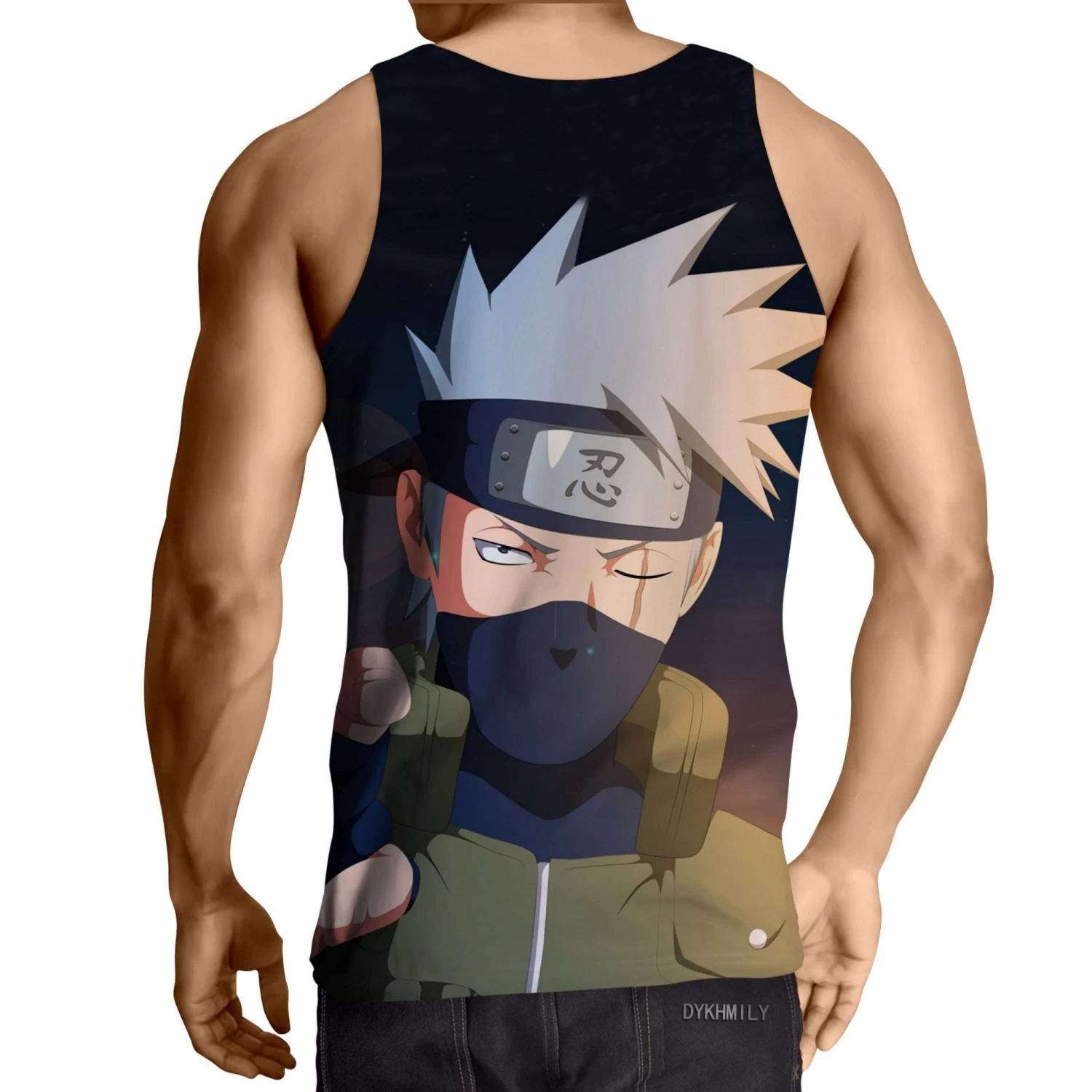 Débardeur 3D All Over Naruto Hatake Kakashi – Image 2