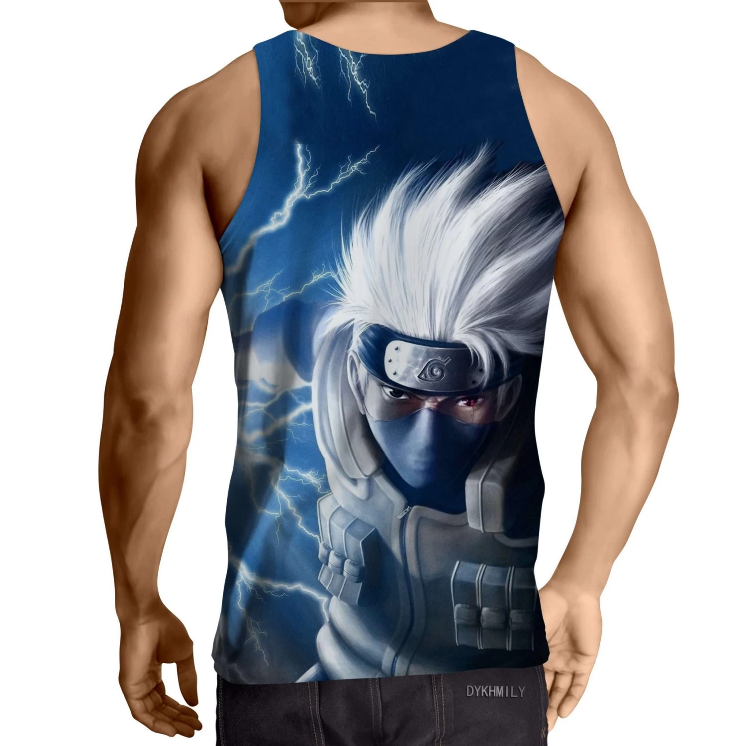 Débardeur 3D All Over Naruto Kakashi Raikiri – Image 2