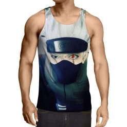 Débardeur 3D All Over Naruto Kakashi Sharingan
