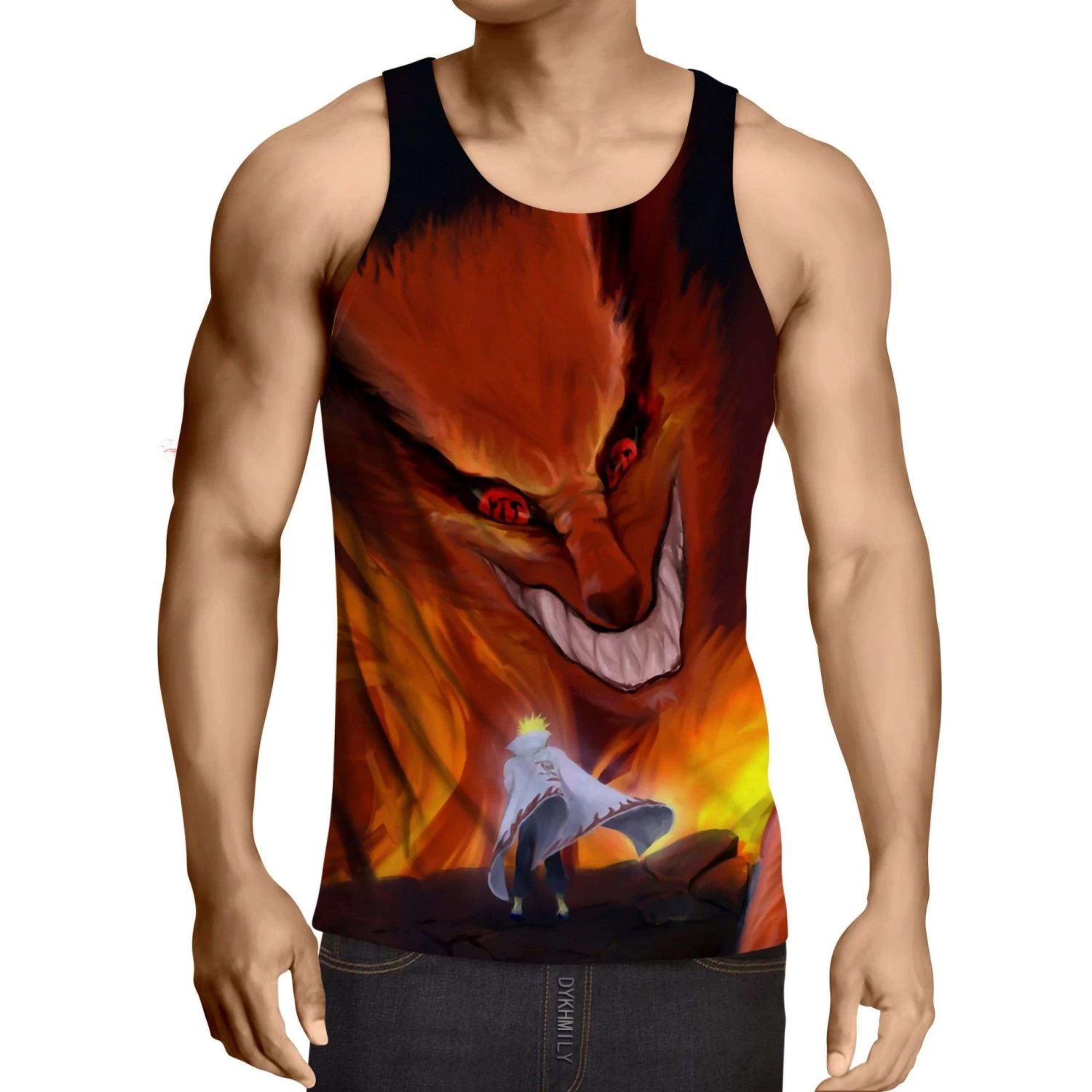 Débardeur 3D All Over Naruto Vs Kyubi