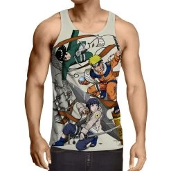 Débardeur 3D All Over Naruto X Rock Lee X Hinata