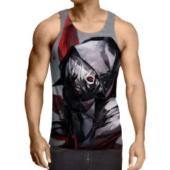 Débardeur 3D All Over Tokyo Ghoul Kaneki Insanity