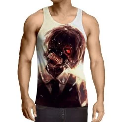 Débardeur 3D All Over Tokyo Ghoul Kaneki Transformation