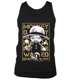 Débardeur One Piece Luffy Wanted