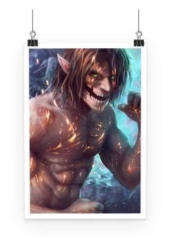 Poster SNK Eren Titan