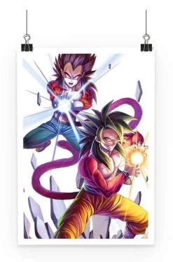 Poster Dragon Ball GT Goku X Vegeta