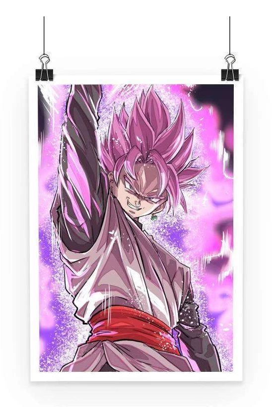 Poster Dragon Ball Super Black SS Rosé Attack