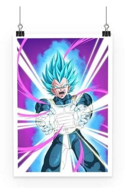 Poster Dragon Ball Super Vegeta Attack