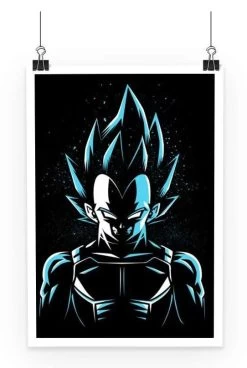 Poster Dragon Ball Super Vegeta Super Saiyan God