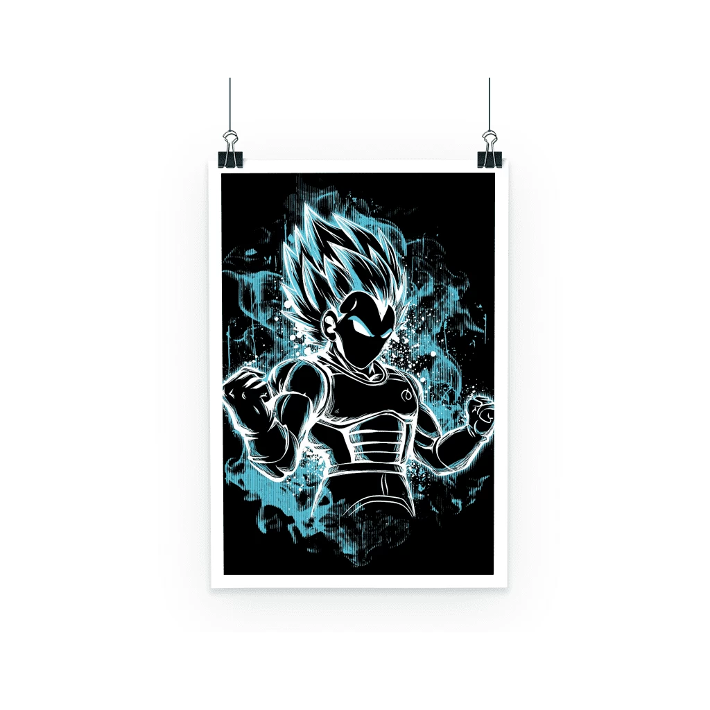 Poster Dragon Ball Super Vegeta Super Saiyan God – Image 3