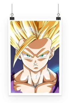 Poster Dragon Ball Z Gohan Super Saiyan 2
