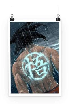 Poster Dragon Ball Z Goku Symbole
