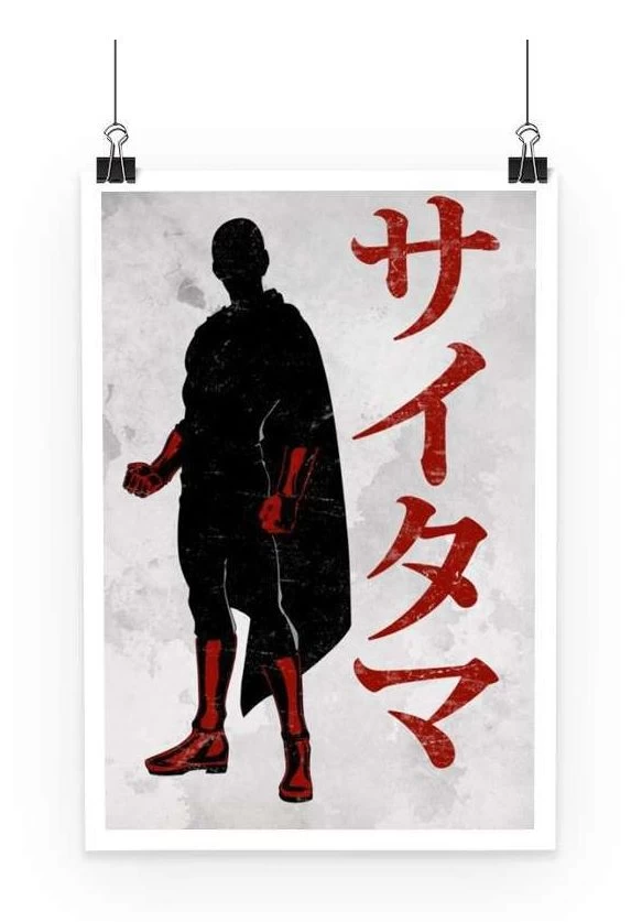 Poster One Punch Man Saitama
