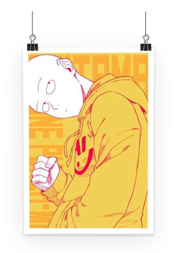 Poster One Punch Man Saitama Street Style
