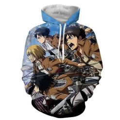 Sweat SNK All Over Eren X LivaĂŻ X Armin