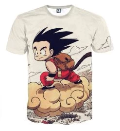 T Shirt 3D All Over Dragon Ball Goku Kinto