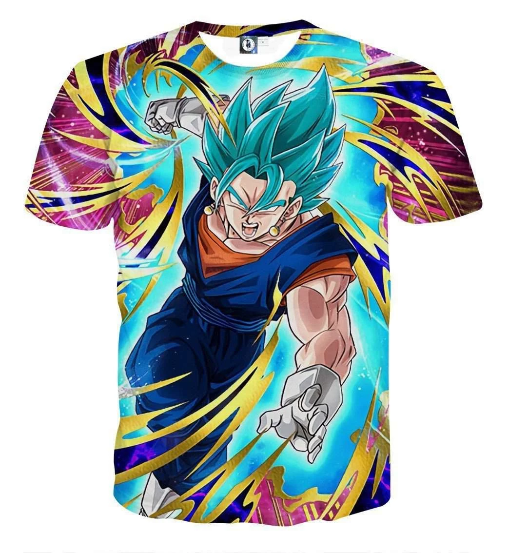 T Shirt Dragon Ball Super Vegeto Attaque
